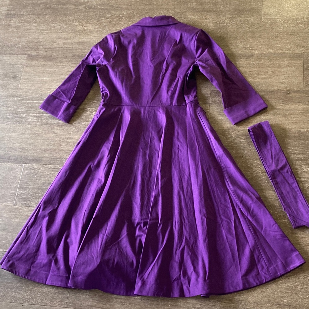 The J. Peterman Company long sleeve 1947 dress - Picture 5 of 8